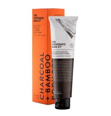 GROOMED MAN Activated Charcoal Body Scrub 170 ml