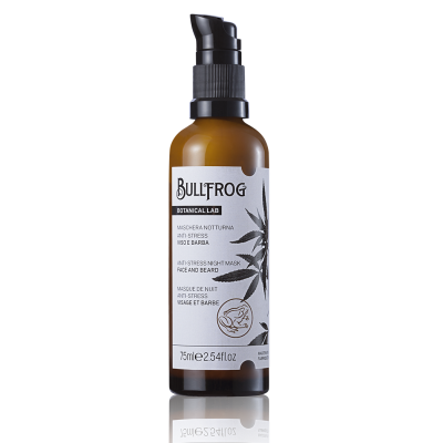 Bullfrog Botanical Anti-stress night mask face+beard 75 ml